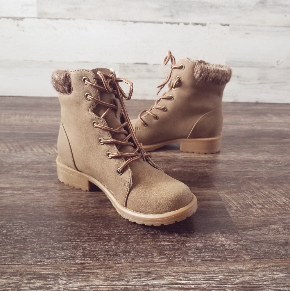 Girls Combat Boots 13c